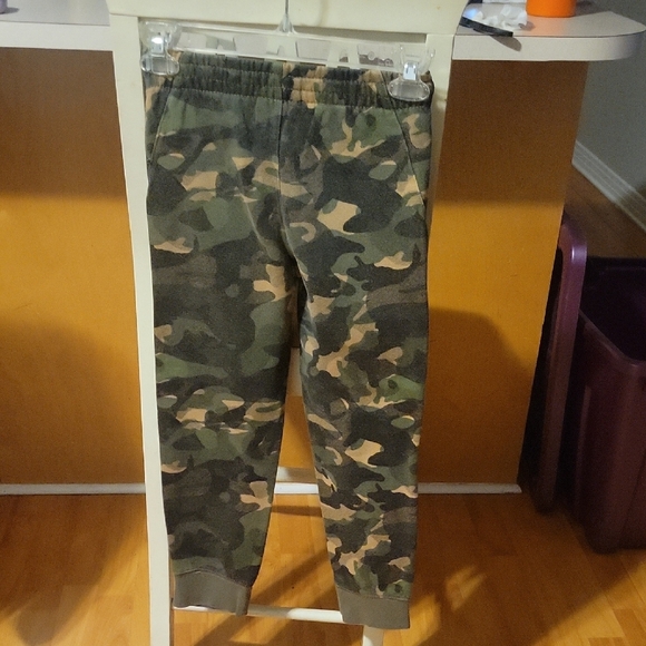 Nike Kids Camouflage Joggers - Green and Orange - Picture 3 of 3